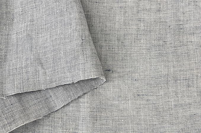 100% Linen Fabric – Yarn Dyed Chambray, Pre-Washed, Lightweight Crisp & Cool Handfeel, 52–54" Wide – The Linen Lab (Dusty Blue 6226, 1y)