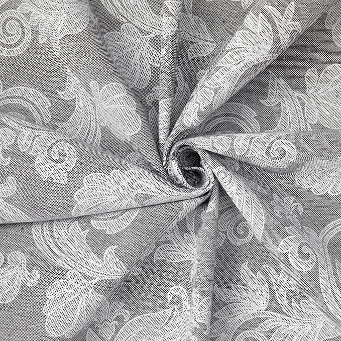 Pot Holders for Kitchen | Heat Resistant Pads | Set of 2 | Hot Dish Holder Sets | 8x8 in |for Cooking, Baking, Grilling, Microwave & BBQ, Chambray Grey by Encasa XO