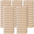 Tens Towels Pack of 60 Washcloths, 12 x 12 Inches, Lighter Weight, Quick to Dry, Super Soft & Absorbent, Gentle Face Towels, Hotel Quality, Perfect for Bathroom, Gym, Spa (Beige, 60 Pack)