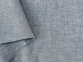 100% Linen Fabric – Yarn Dyed Chambray, Pre-Washed, Lightweight Crisp & Cool Handfeel, 52–54" Wide – The Linen Lab (Driftwood Blue 6924, 3y)