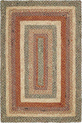 Traditional Jute Braided Runner Rug, Rustic Primitive Country Décor for Kitchen, Entryway, Hallway, Harvest, 2'X16'