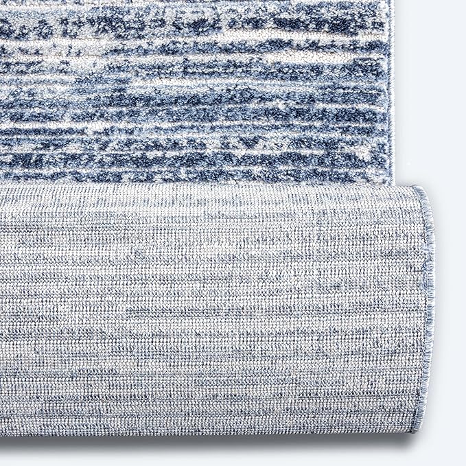 Well Woven Custom Size Hallway & Stair Runner- Harlow Delphi Taupe 27 Inches Wide x 14 Feet Long Runner (27" x 14') Runner Rug - Modern Stripes Pattern, Ultra-Soft, Easy-Clean