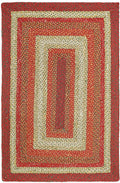Traditional Jute Braided Rug, Rustic Country Décor for Kitchen, Living Room, Dining Room, Bedroom, Marigold, 8'X10'